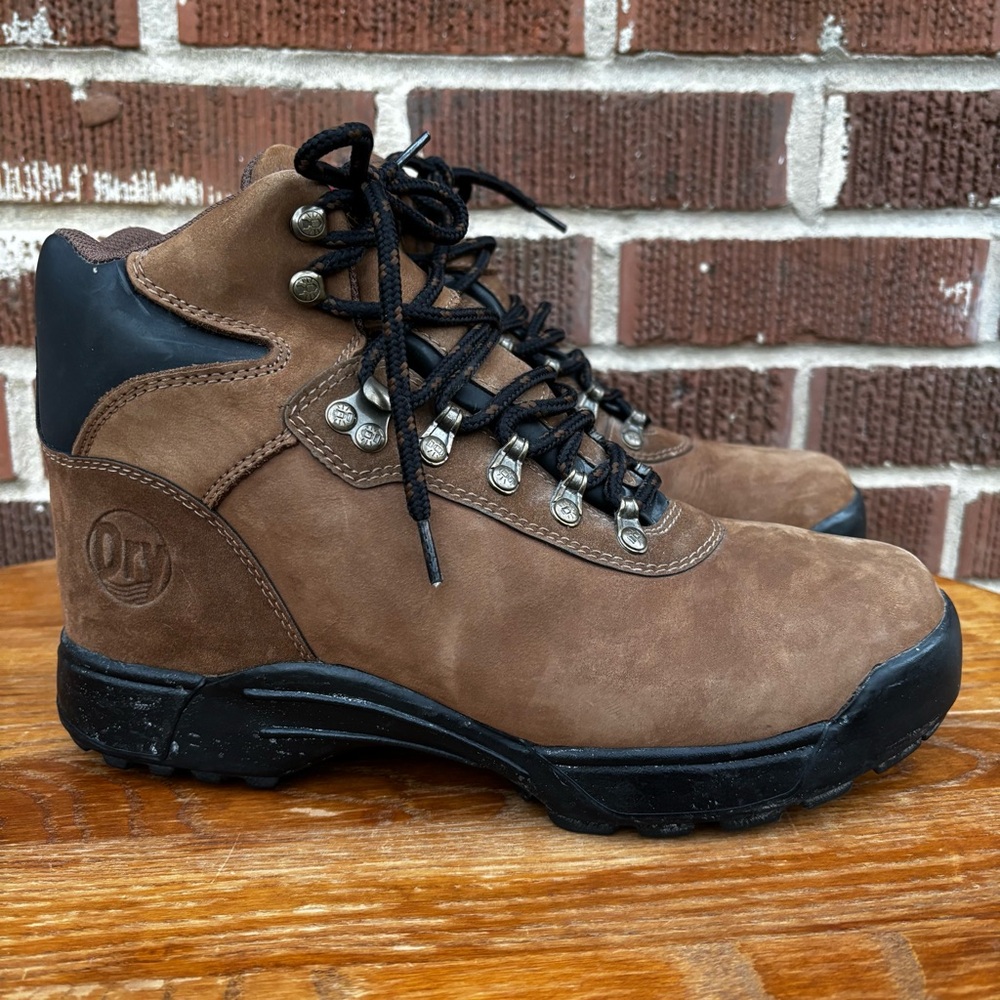 Coleman Brown Suede Lace-Up Ankle Boots
